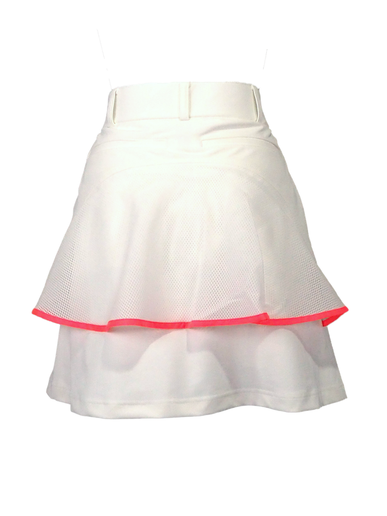 激安通販の MARK&LONA ホワイト | スカート | Skirt Back Frilled Pave - レディースウェア