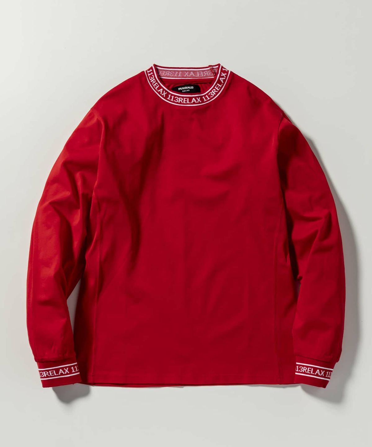 ネックロゴロングTシャツ | Tシャツ | レッド | メンズ
