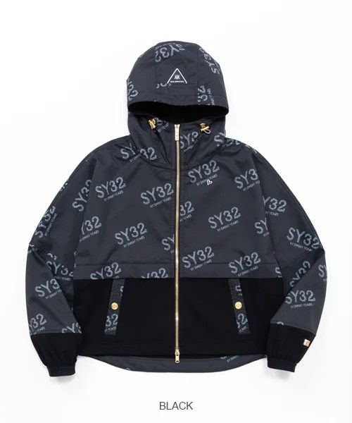 SY32 by SWEET YEARS - STRETCH GRAPHIC COMBI JACKET