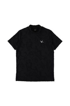 【2026年SS予約商品】113G PILE MOCK［BLACK］| モックネックシャツ | ブラック | メンズ | ゴルフウェア