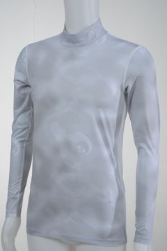 19 Compression Mock neck shirts | コンプレッション モックネック シャツ | カモフラ インナー | WHITE ホワイト