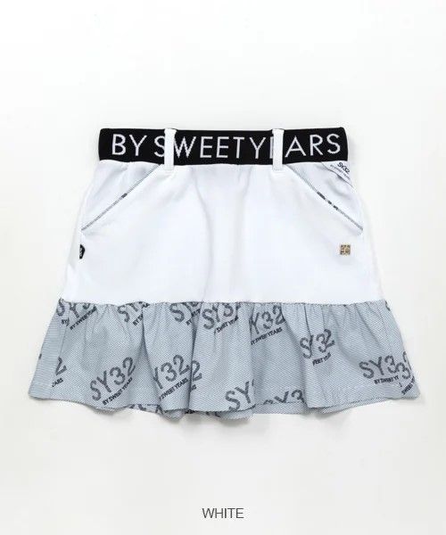 STRETCH GRAPHIC COMBI SKIRT | スカート | ホワイト | レディース | ゴルフウェア