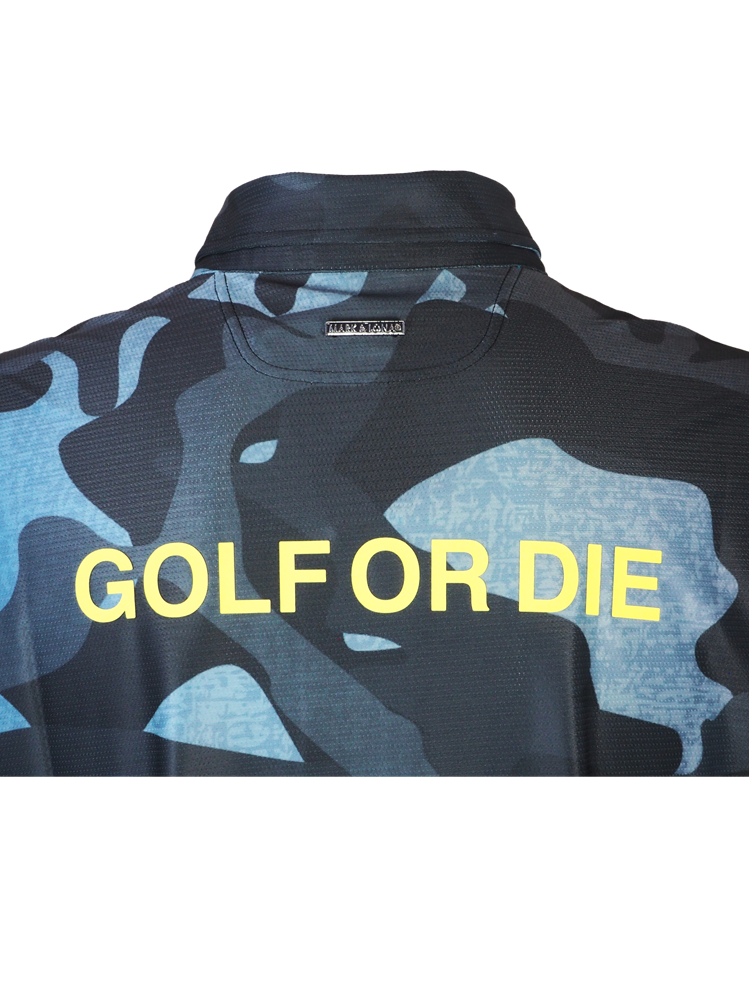 ACD Camo Gradient Print Polo | ポロシャツ | ブルー | メンズ | ゴルフウェア