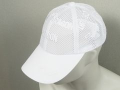 ロゴ 総メッシュ キャップ | 帽子 UVカット | ホワイト | ユニセックス | ゴルフウェア