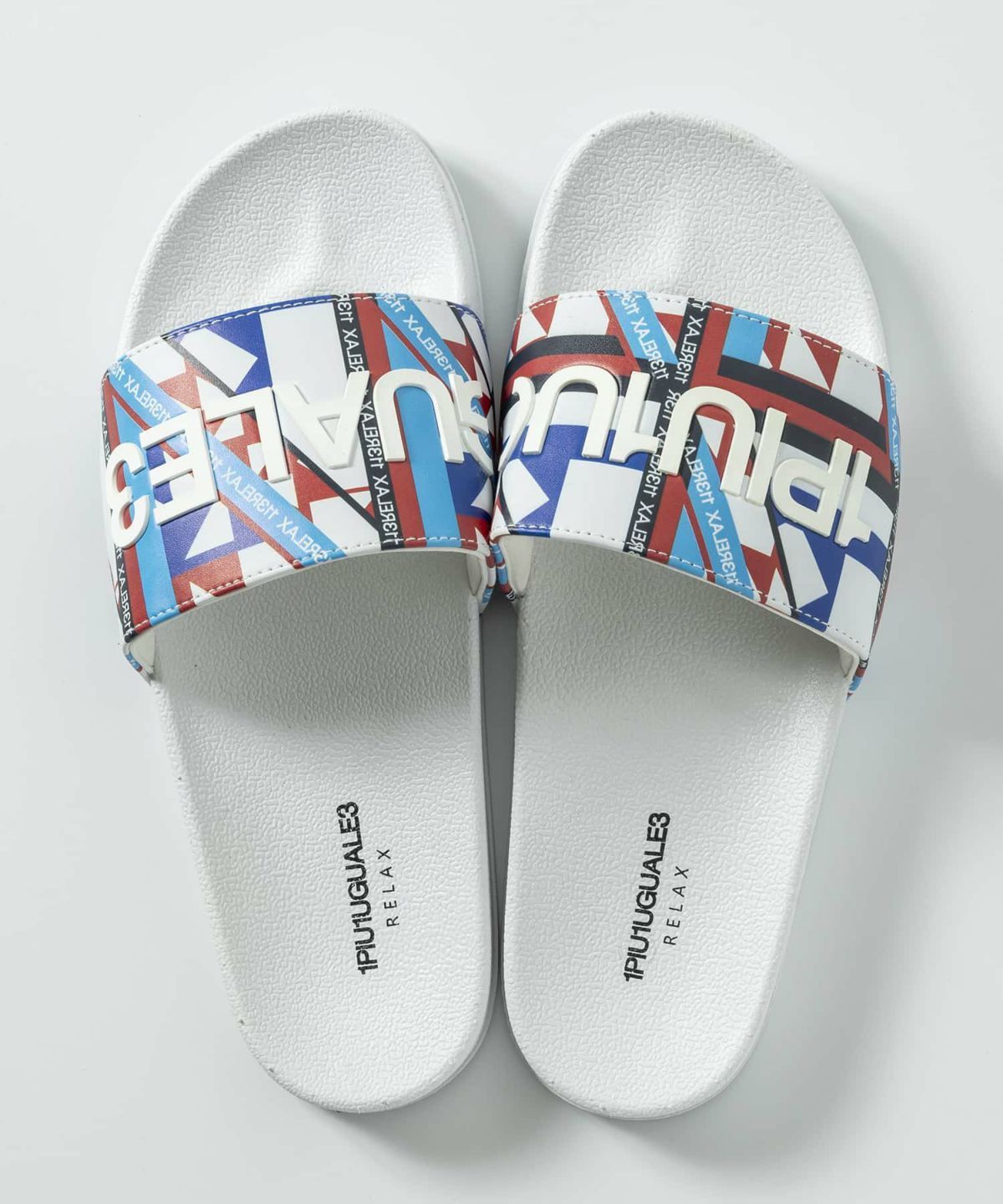 GEOMETRIC PRINT SANDALS | サンダル | チャコール×ブラック | メンズ