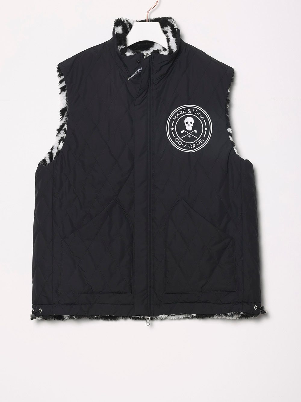 Massive Reversible Vest | ベスト | リバーシブル | ブラック | メンズ | ゴルフウェア