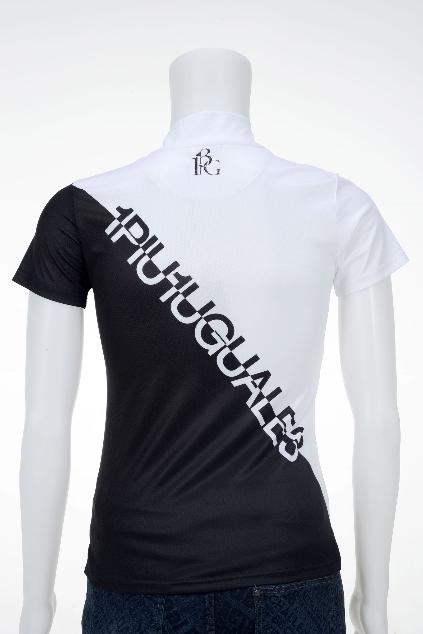 MOCK NECK 1PIU1UGUALE3 DIAGONAL LOGO | Tシャツ | ホワイト | レディース | ゴルフウェア