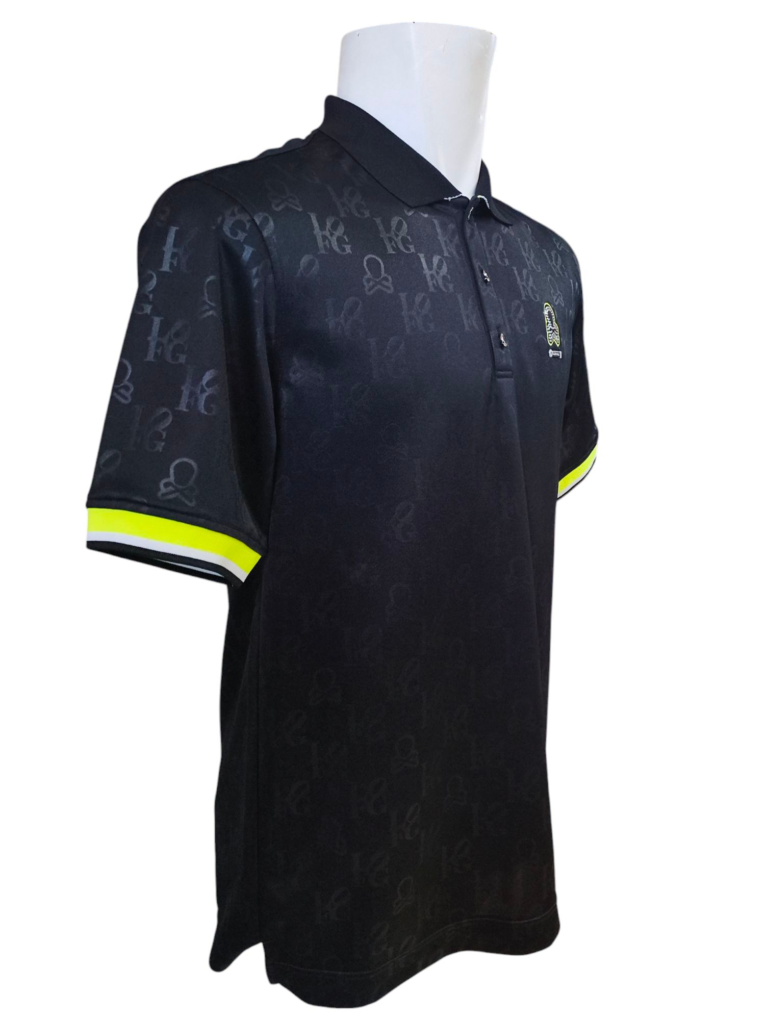 Ever Monogram Embossed Polo | ポロシャツ | ブラック | メンズ | ゴルフウェア