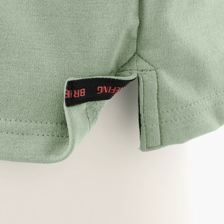 CR MEN’S BOTANICAL LOGO HIGHNECK （リラックスフィット） | ハイネックシャツ | セージグリーン | メンズ | ゴルフウェア