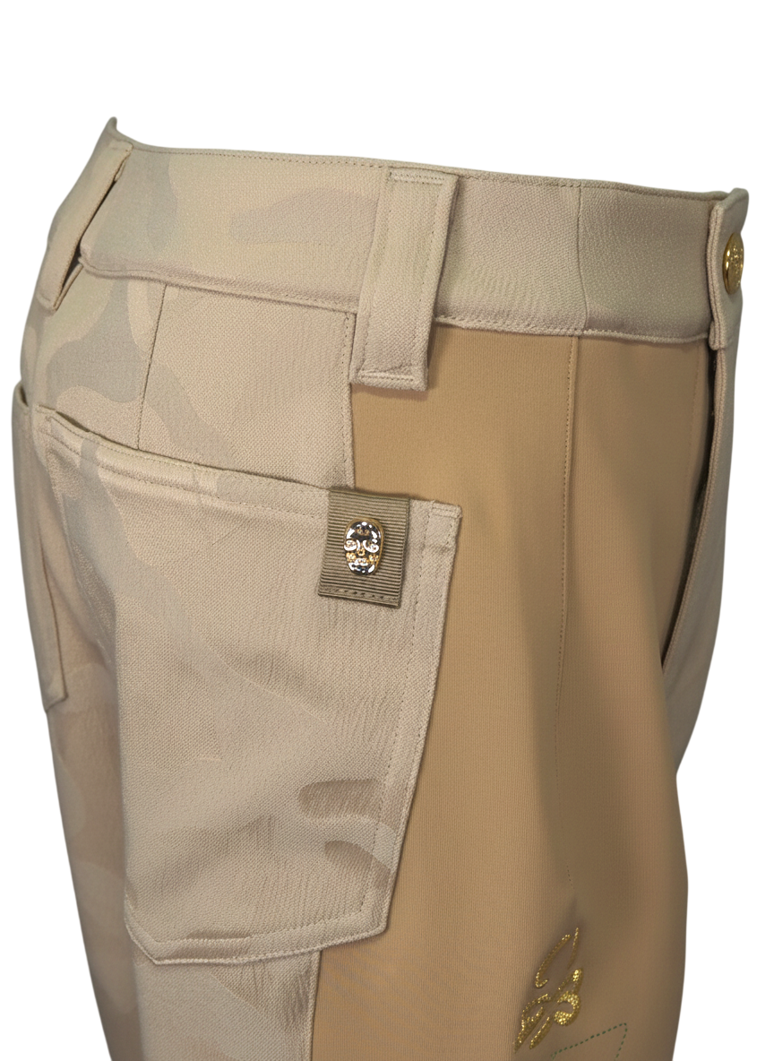 Gauge Hybrid Camo Jacquard Slim Pants | パンツ | ベージュ | レディース | ゴルフウェア