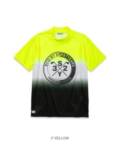 GRADATION CROSS LOGO MOCK | モックネックシャツ | F.イエロー | メンズ | ゴルフウェア