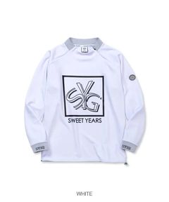 SYG JQ INTERLOCK L/S SHIRTS | モックネックTシャツ | ホワイト | メンズ | ゴルフウェア