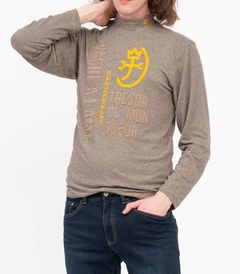 ミップベア天竺BDハイネックTシャツ | Tシャツ | キャメル | メンズ |