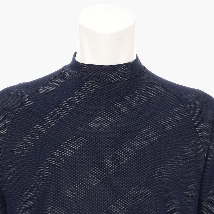 CE MS BIAS LOGO MOCK NECK RELAXED FIT | カットソー | ネイビー | メンズ | ゴルフウェア