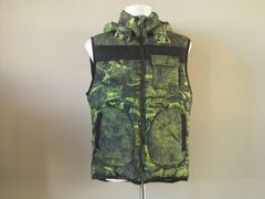 カモフラージュベスト | 中綿 | 防寒 | グリーン | メンズ | ゴルフウェア