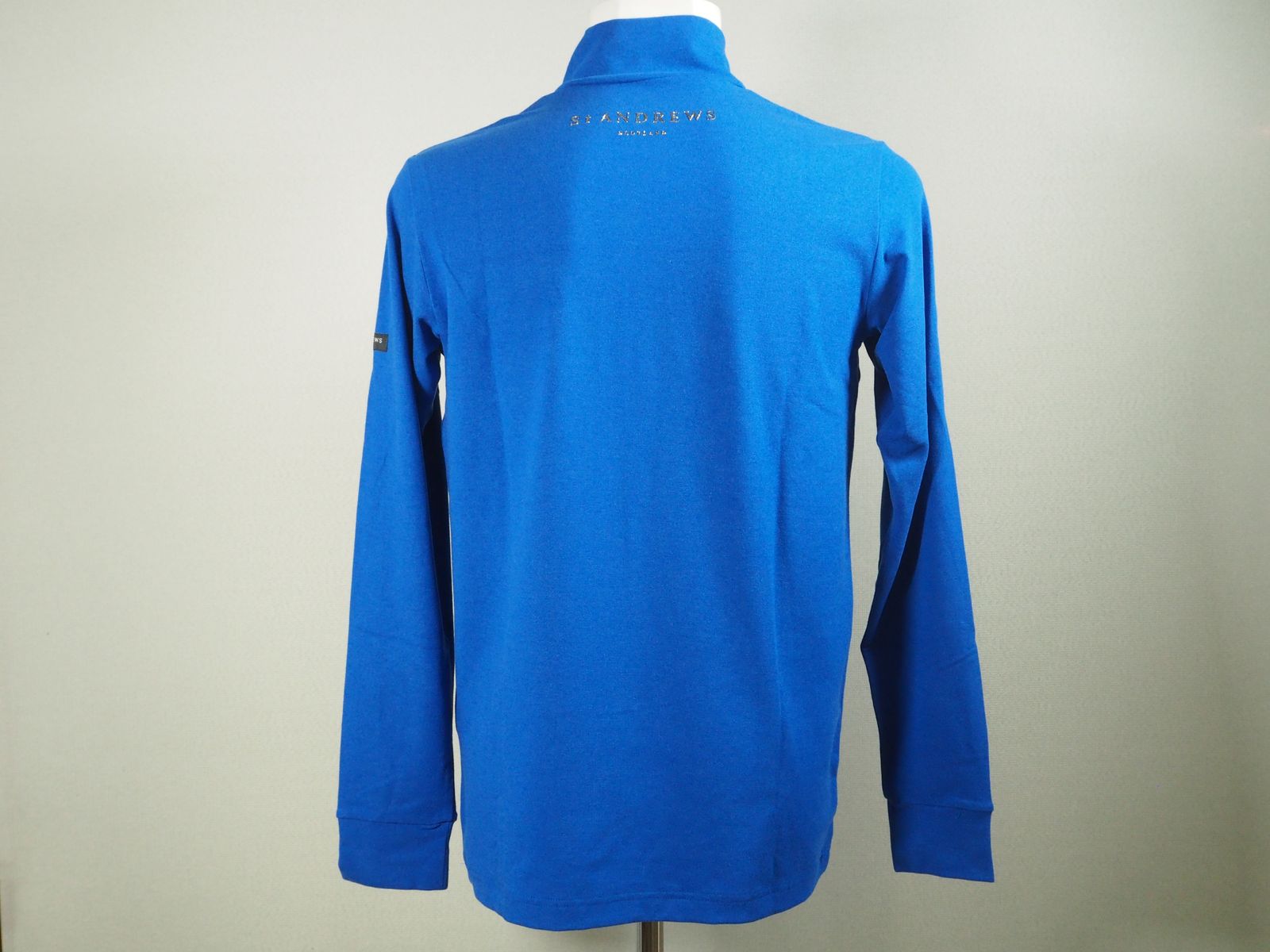 Tシャツ | モックネック | ハイネック | ブルー | メンズ | ゴルフウェア