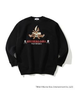 Wile E Applique Crew Sweat | トレーナー | プルオーバー | ブラック | ユニセックス