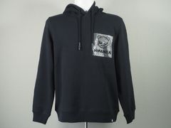 MEN'S RHINESTONE HOODIE SWEAT SHIRT | パーカー | フーディー | ブラック | メンズ
