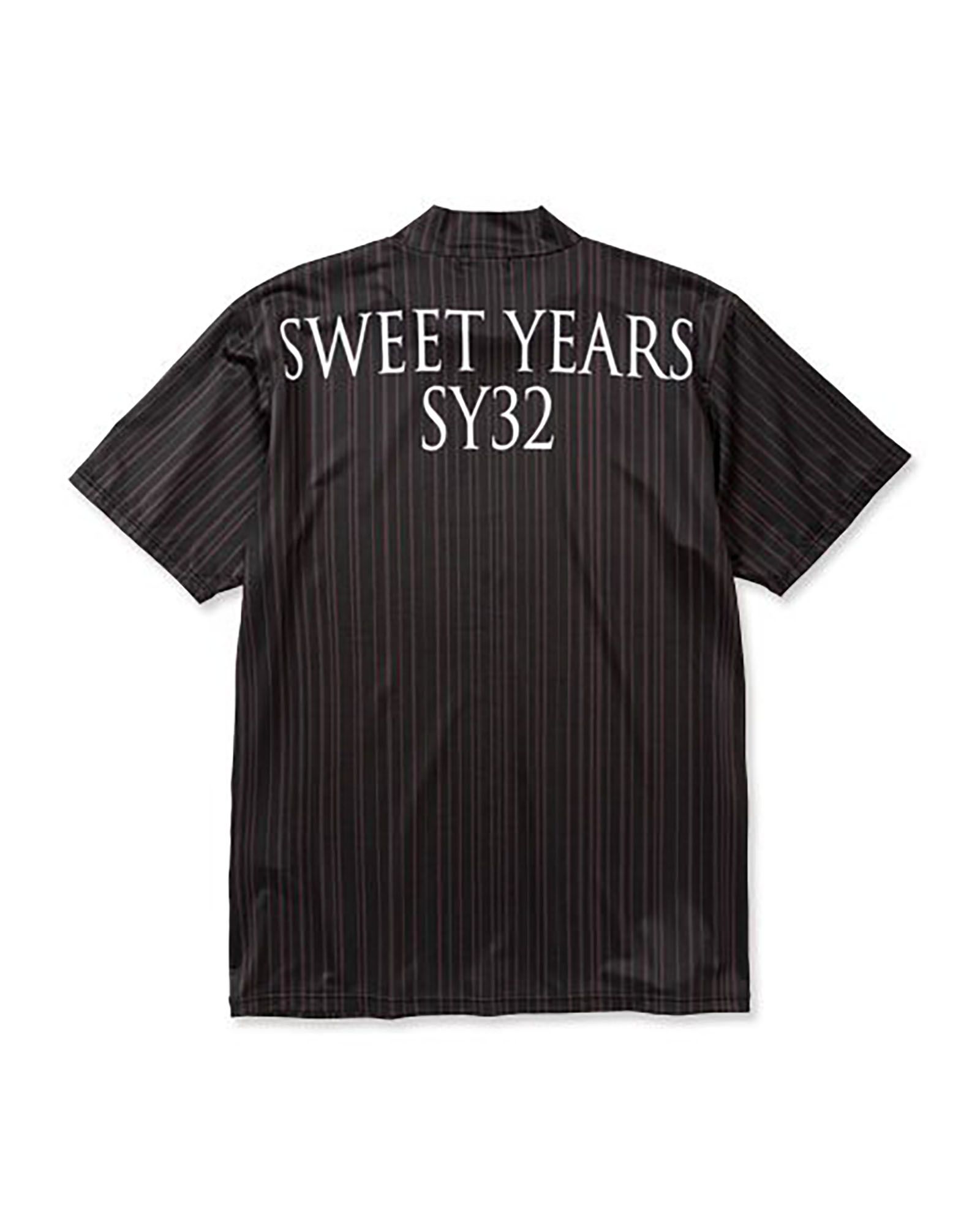 STRIPE SHADOW MOCK SHIRTS | モックネック | ブラック | メンズ | ゴルフウェア