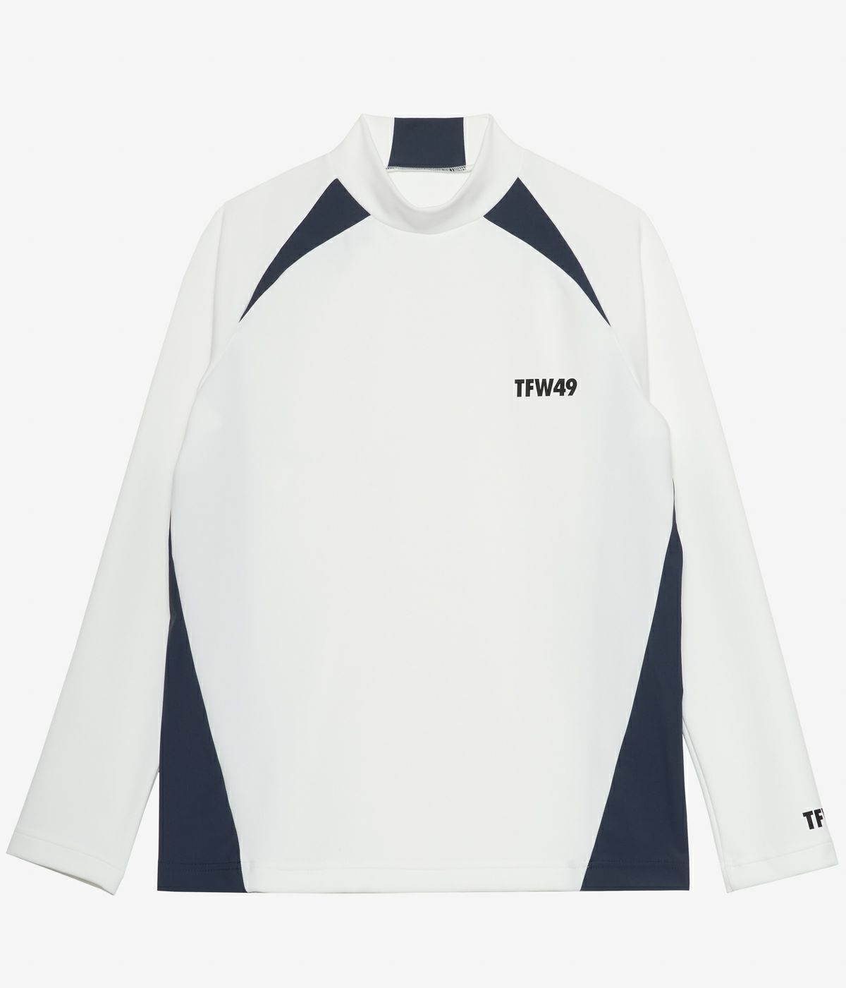 SIDE PANEL LONG SLEEVE MOCKNECK | Tシャツ | ホワイト | メンズ | ゴルフウェア