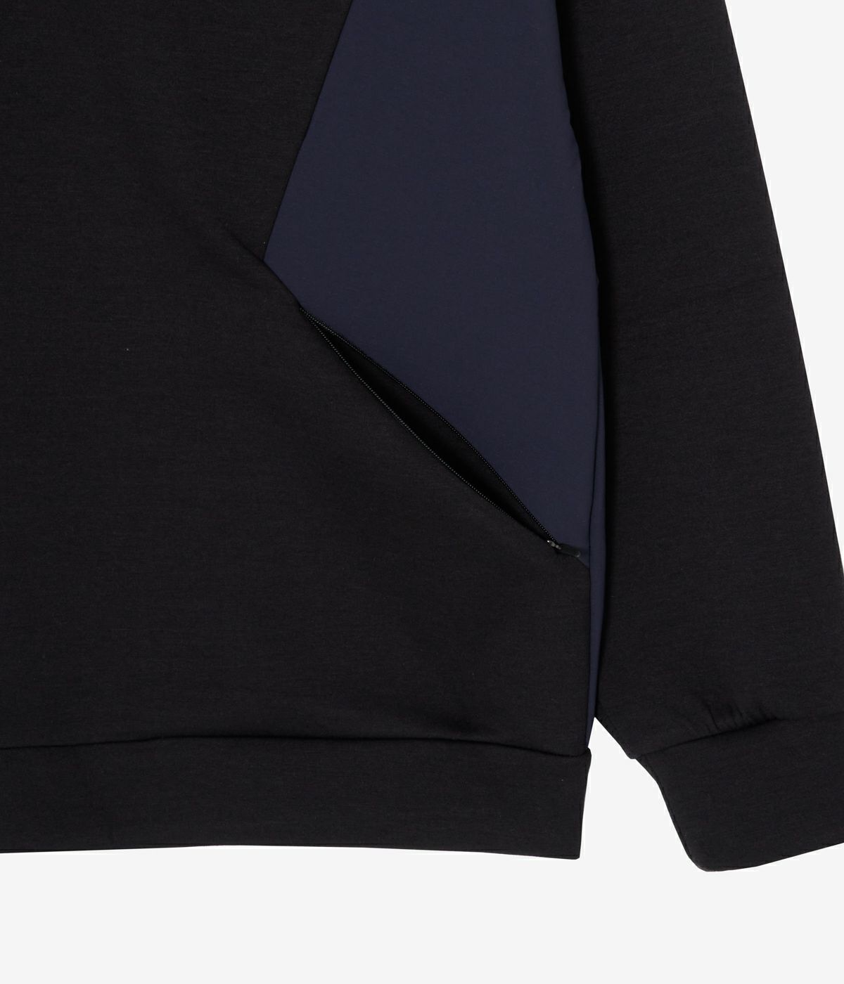 CARDBOARD MATERIAL HOODIE | パーカー | ブラック×ダークネイビー | ユニセックス | ゴルフウェア
