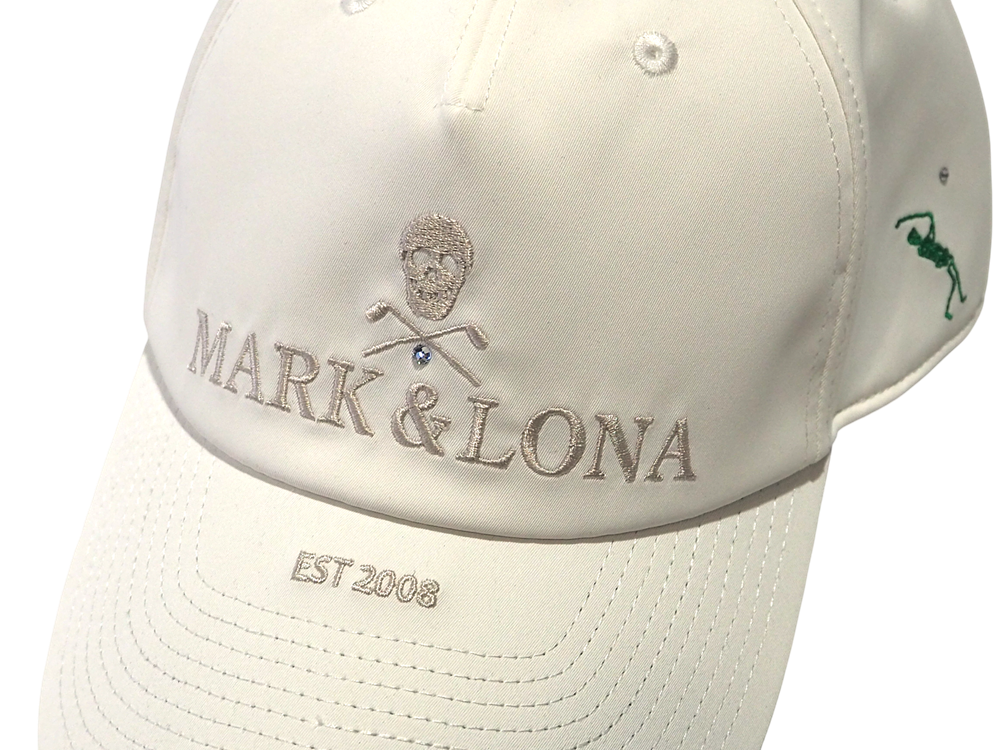 Iron Skull Crystal Accent Cap | キャップ | アイボリー | ユニセックス | ゴルフ