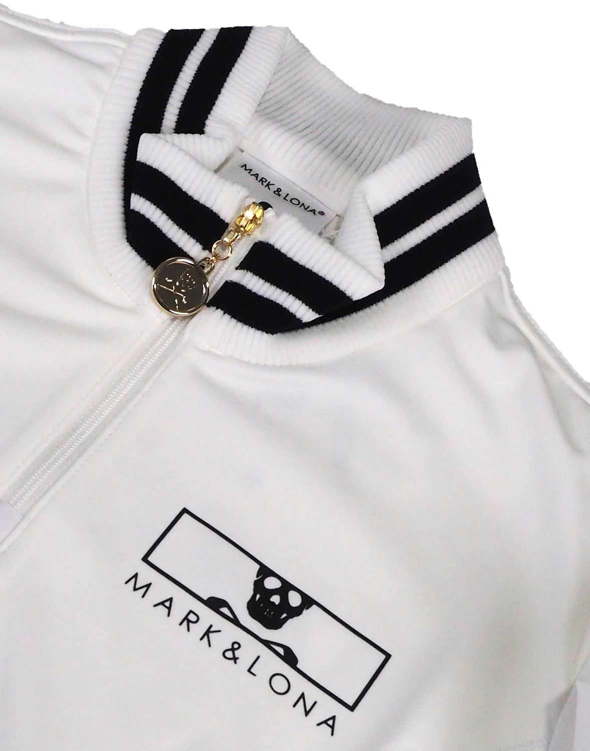 Pave Zip Mock Tee | Tシャツ | ホワイト | レディース | ゴルフウェア