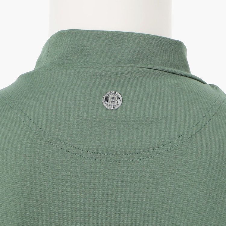 MEN’S SHADOW STRIPE HIGHNECK （リラックスフィット） | ハイネックシャツ | グリーン | メンズ | ゴルフウェア