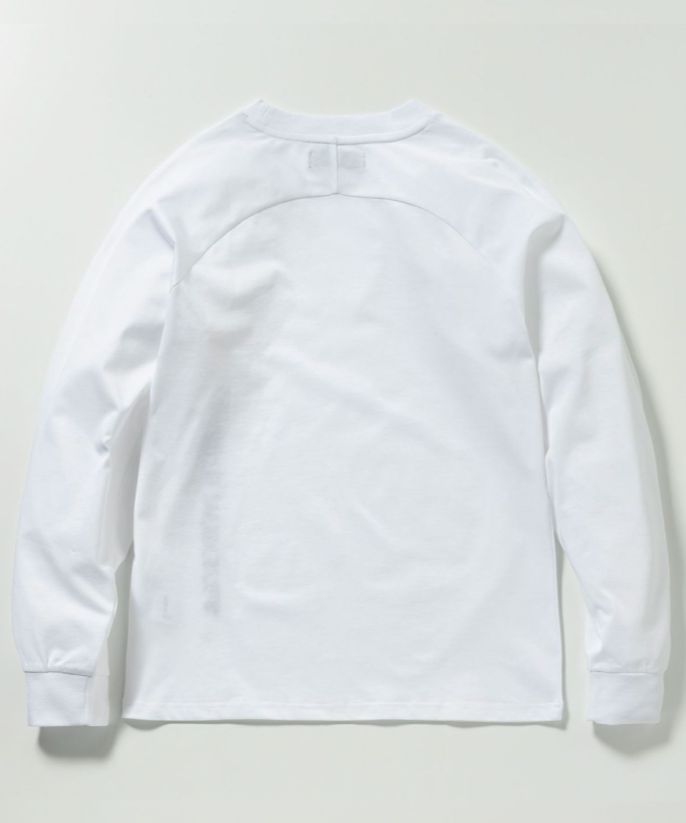 バーチカルエンブロイディーロングTシャツ | Tシャツ | ホワイト | メンズ