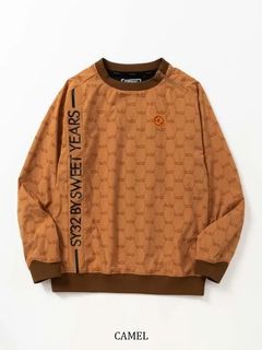 FLOCKY WOVEN STRECH PISTE SHIRTS | プルオーバーシャツ | キャメル | メンズ | ゴルフウェア