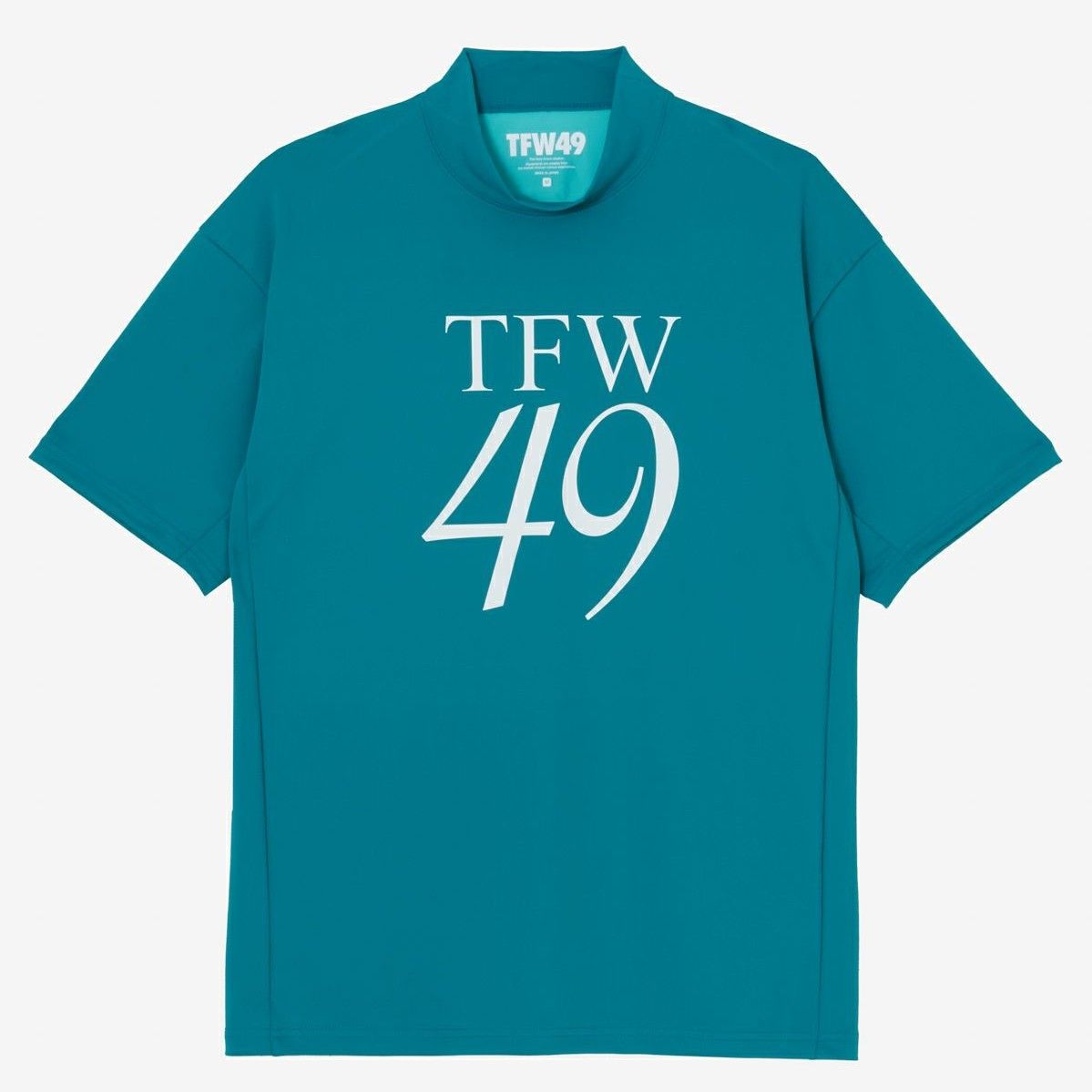TFW49 - RELAX HALF MOCKNECK | Tシャツ | ターコイズ | メンズ TFW49 - RELAX HALF MOCKNECK | Tシャツ | ターコイズ | メンズ