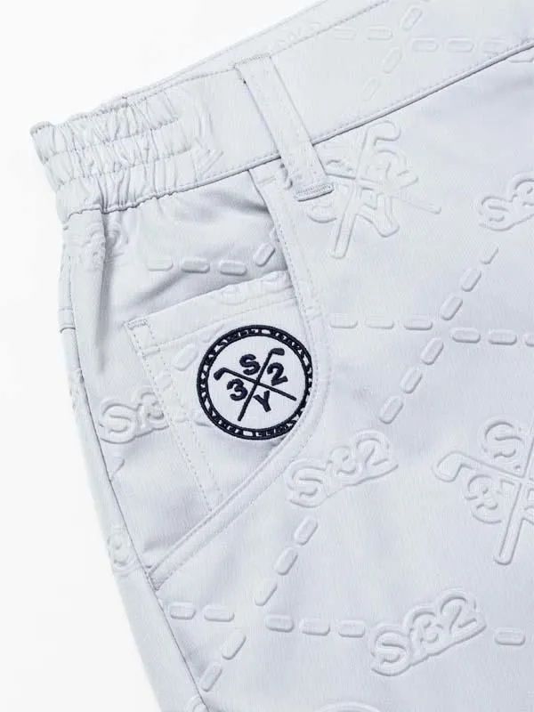 BACK EMBOSS STRETCH PANTS | ロングパンツ | グレー | メンズ | ゴルフウェア