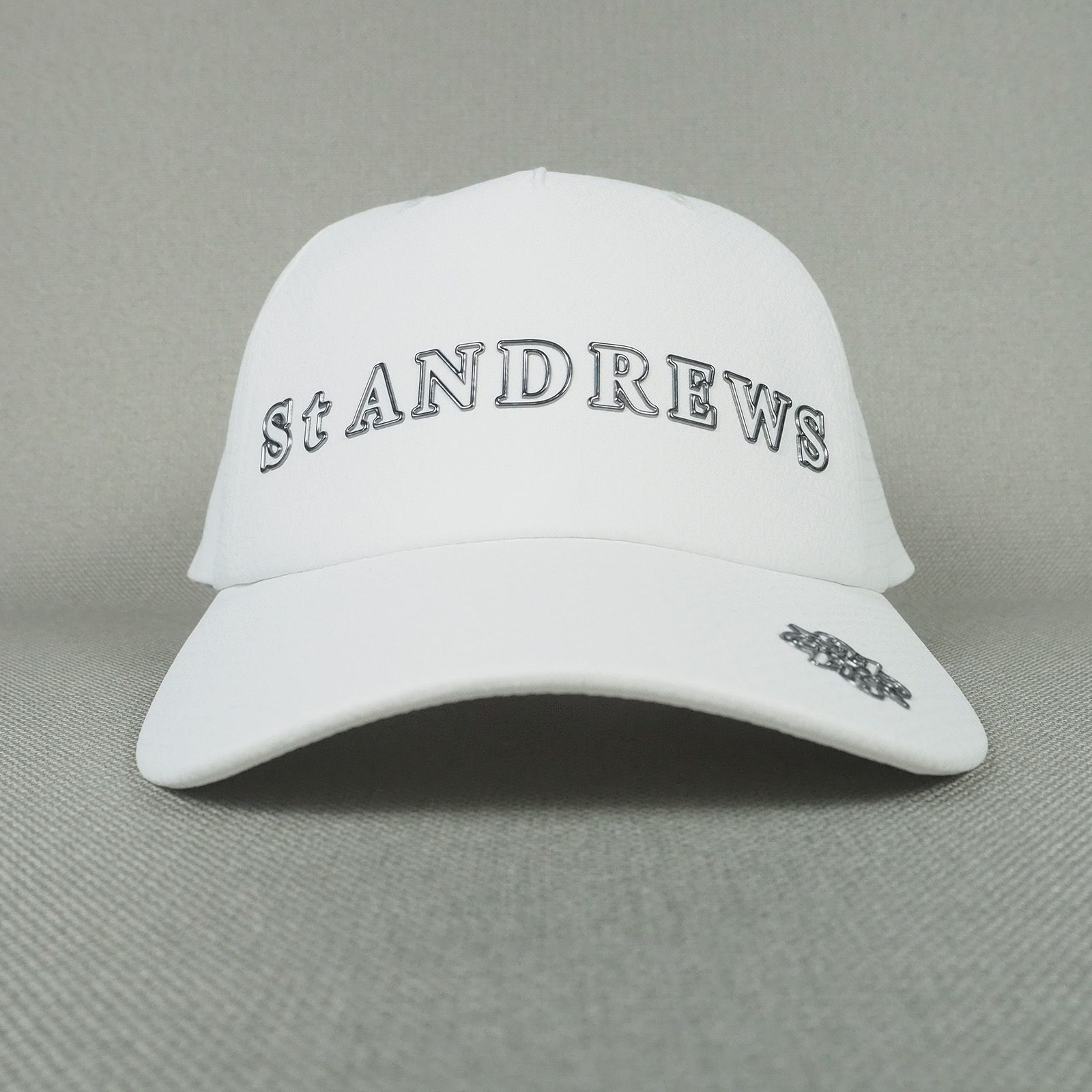 ドビーストレッチ ロゴ キャップ (UNISEX) | ユニセックス ゴルフウェア | WHITE ホワイト (030)