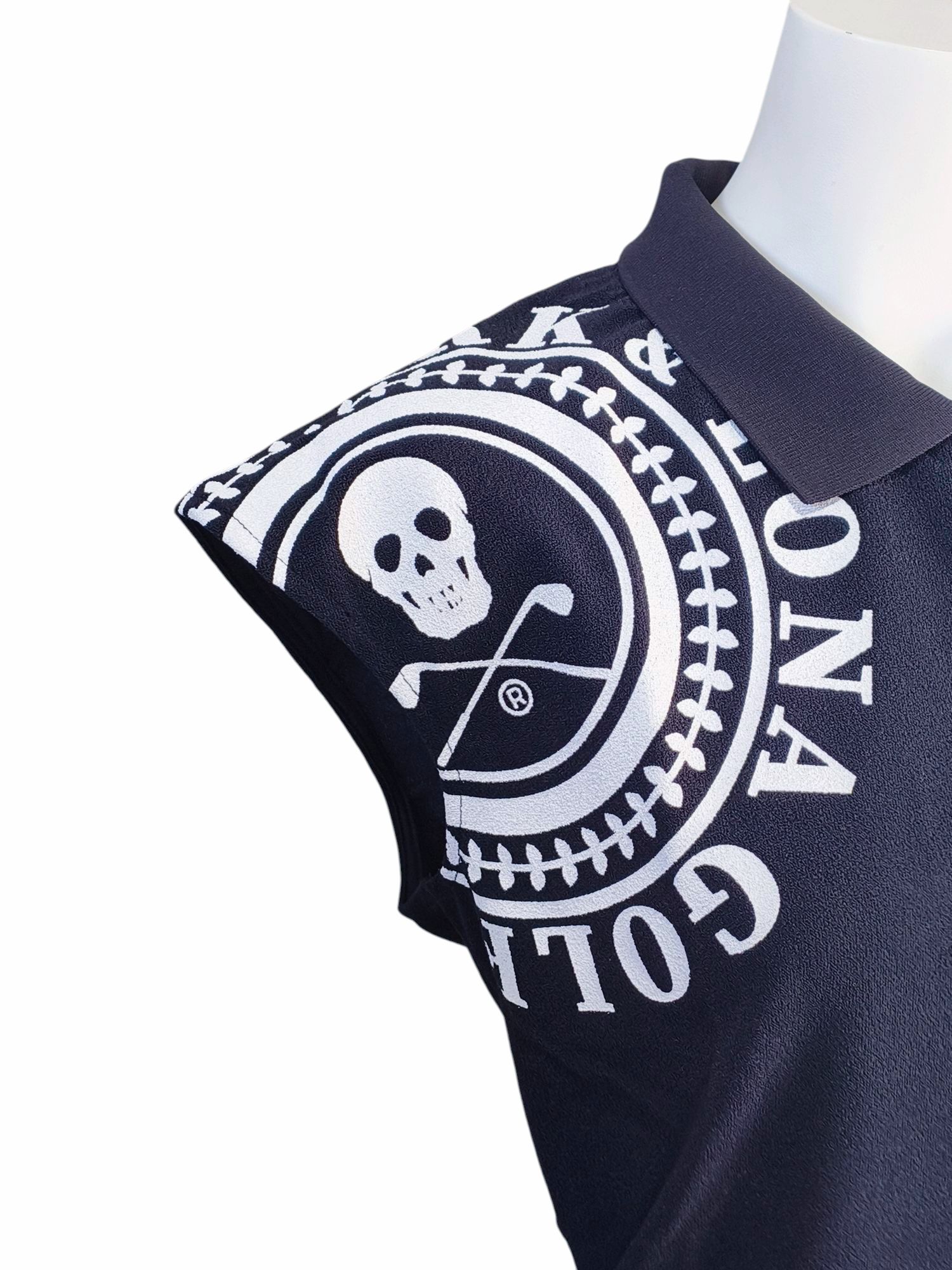 Reborn French Sleeve Polo | ポロシャツ | ブラック | レディース | ゴルフウェア