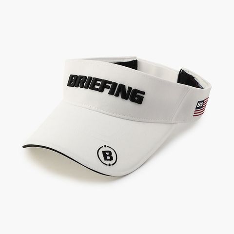MENS BASIC VISOR | バイザー | ホワイト | メンズ | ゴルフウェア BRG231M68 BRIEFING GOLF