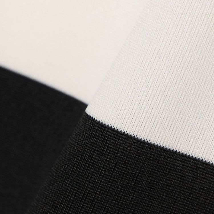 MEN’S PANEL STRIPE HIGHNECK （リラックスフィット） | ハイネックシャツ | ブラック | メンズ | ゴルフウェア
