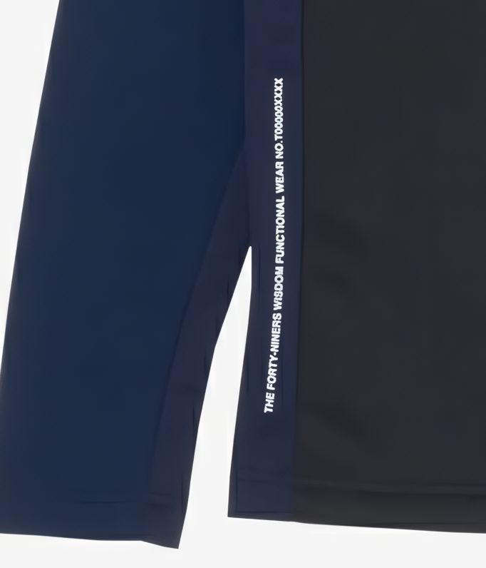WARM MOCKNECK L/S T | モックネックシャツ | ネイビー×ブラック | メンズ | ゴルフウェア