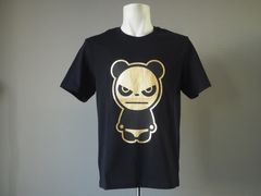 MEN'S GOLD PRINT SHORT SLEEVED T-SHIRT | Tシャツ | ブラック | メンズ