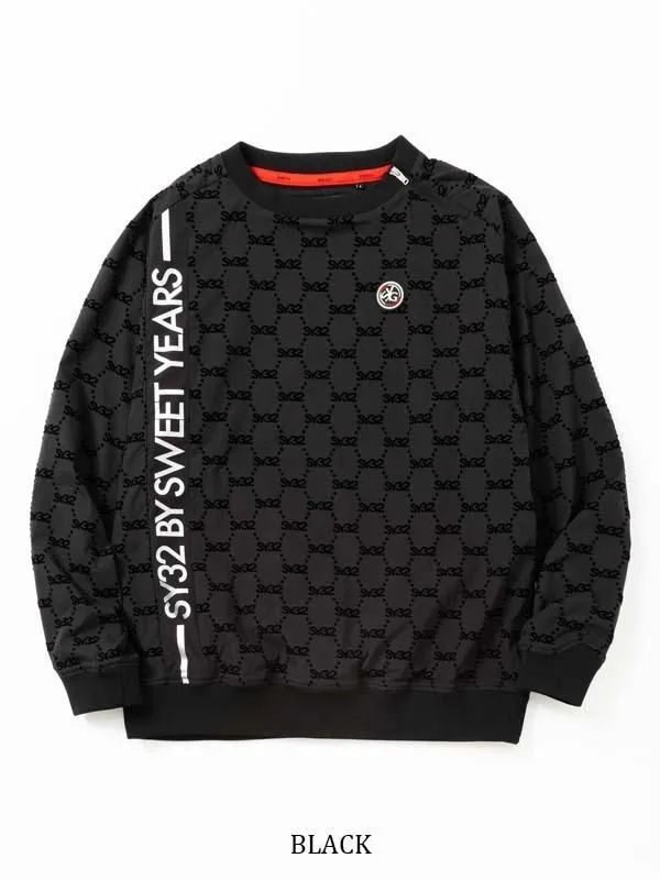 FLOCKY WOVEN STRECH PISTE SHIRTS | プルオーバーシャツ | ブラック | メンズ | ゴルフウェア