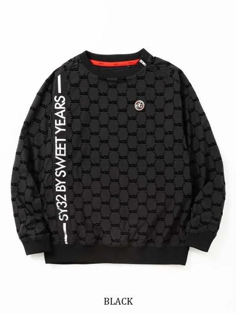 FLOCKY WOVEN STRECH PISTE SHIRTS | プルオーバーシャツ | ブラック | メンズ | ゴルフウェア