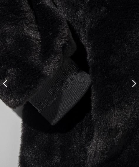 ラインストーンロゴファーブルゾン  | ブルゾン パーカー | ブラック | メンズ