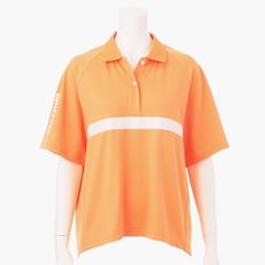 WOMENS SLEEVE LOGO POLO RELAXED FIT | ポロシャツ | オレンジ | レディース | ゴルフウェア