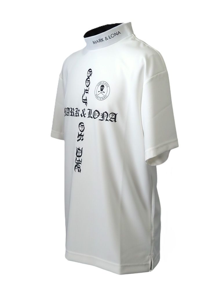 Croce Waffle Mock Neck Tee | Tシャツ | ホワイト | メンズ | ゴルフウェア