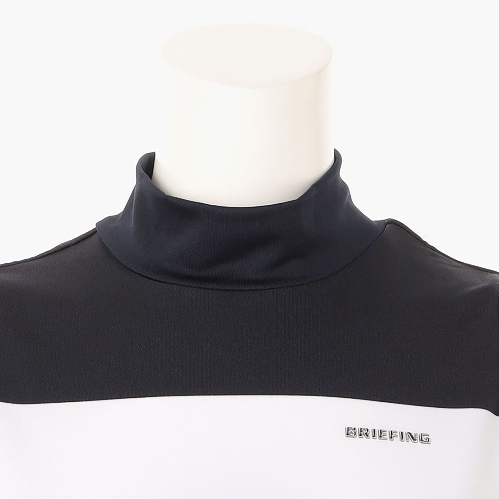 WOMENS PANEL STRIPE NO SLEEVE HIGH NECK | モックネック | ノースリーブ | ネイビー | レディース | ゴルフウェア