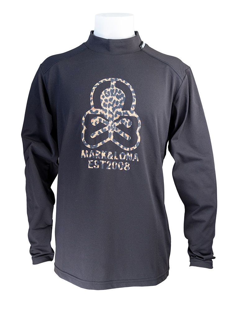 ELMT Performance Mock Neck | Tシャツ | ブラック | メンズ | ゴルフウェア