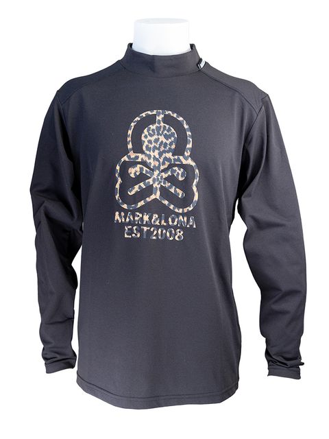 ELMT Performance Mock Neck | Tシャツ | ブラック | メンズ | ゴルフウェア