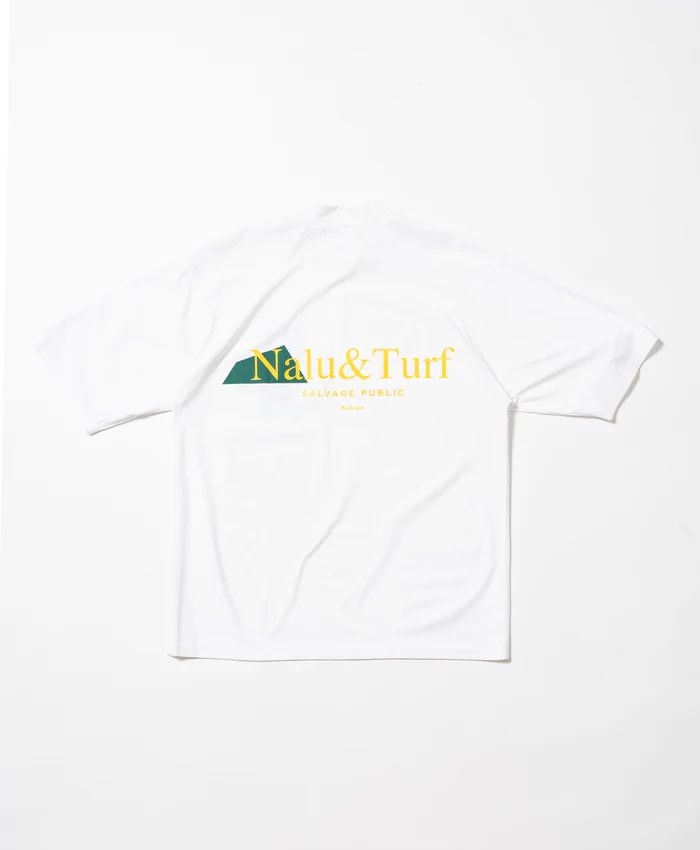 サーフモックネック S/S(Nalu＆Turf) | モックネックシャツ | ホワイト | メンズ | ゴルフウェア