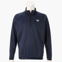 REF MEN'S HEM LOGO LS HALFZIP（リラックスフィット） | ネイビー | メンズ | ゴルフウェア