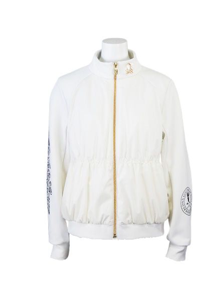 Lidi Shirred Insulated Zip-Up Jacket | ブルゾン | ホワイト | レディース | ゴルフウェア