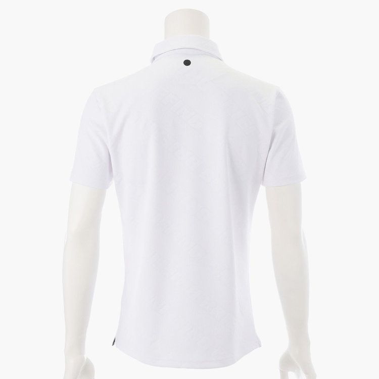 SH MENS BIAS LOGO HALF ZIP SHIRT | ポロシャツ | ホワイト | メンズ | ゴルフウェア